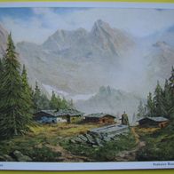 Wiechmann Bildkarte - Adolf Wegener: Stubaier Bauernhof - Österreich / Tirol