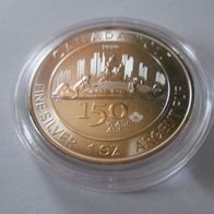 Kanada 2017, Jubiläum 150 Jahre, Vojageur, 1 oz 9999 Silber, gekapselt