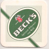 Beck´s Bier - Bierdeckel "Spitzen-Pilsener von Welt"