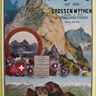 Postkarte - Schweiz / Sektion Mythen SAC / Plakat / 1914 - ungebraucht