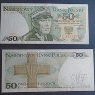 Banknote Polen: 50 Zloty 1986 - Bankfrisch