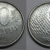 Brasilien 10 Centavos 1996 ## C6