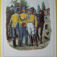 AK - Postillione, Briefträger, Sachsen 1866 - Postkarte / ungebraucht