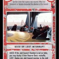 Star Wars CCG - Speak With The Jedi Council - Coruscant (COR)