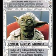 Star Wars CCG - Yoda, Senior Council Member - Coruscant (COR)