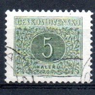 Tschechoslowakei Nr. 79 - 2 Portomarke gestempelt (2411)