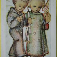 B. Hummel - Gottes reichsten Segen zur Kommunion - Postkarte / alt / ungebraucht
