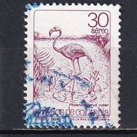 Kolumbien, 1987, Mi. 1702, Naturschutz, Flamingo, 1 Briefm., gest.