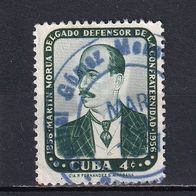 Kuba, 1957, Mi. 517, Delgado, 1 Briefm., gest.