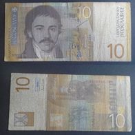 Banknote Jugoslawien: 10 Dinara 2000