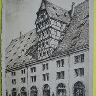 Zerstörte Dekmäler - Nürnberg Mauthalle - Postkarte ca. 1946 / SW / DRK / ungebraucht