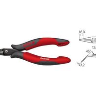 Wiha Spitzzange Gebogen 16 Cm – Mit Schneider Für Draht, Lange Fräser, Vinyl-Griffe