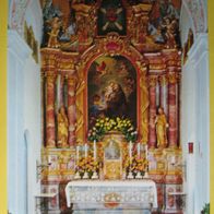 Postkarte - Hochaltarbild - St. Anton - Garmisch Partenkirchen / Kirche / ungebraucht