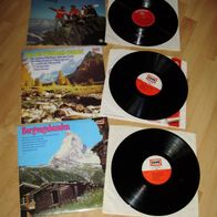 LP Vinyl Schallplatte Bergvagabunden Telefunken + Wo der Wildbach rauscht 3 LP´s