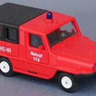 Rietze 50142 Amphi Ranger "Feuerwehr" weiße Radkappen