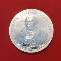 20 DDR Mark Silber Münze Martin Luther von 1983