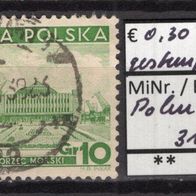Polen 1937 Freimarken: Verschiedene Sehenswürdigkeiten MiNr. 316 gestempelt