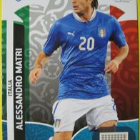 Euro 2012 - Alessandro Matri / Italien - Italy / Panini / Adrenalyn / Trading Card