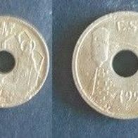 Münze Spanien: 25 Pesetas 1998