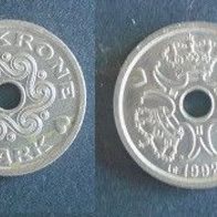 Münze Dänemark: 1 Krone 1992