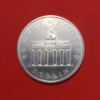20 DDR Mark Brandenburger Tor 18,10 Gramm Münze 999,5 Silber