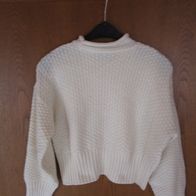 Damenpullover, Strick, Langarm, Gr.40/42, beige,40Grad waschbar