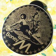 BONEY M. Aufkleber Sticker , 20cm aus den 1970ern TOP