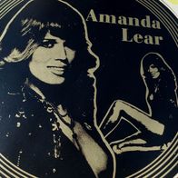 AMANDA LEAR Aufkleber 20cm aus den 1970ern Sticker (Nr.1)