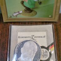 10 Deutsche Mark Robert Koch Silber Münze Adler MDM 1993 OVP Sammelmünze