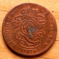 2 Centimes 1870 Belgique