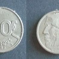 Münze Belgien: 50 Frank 1993