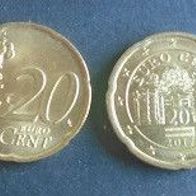 Münze Österreich: 20 Euro Cent 2017 - Vorzüglich