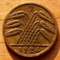 5 Rentenpfennig 1924 J