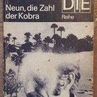 Neun, die Zahl der Kobra" DIE Reihe (DDR Krimireihe) von 1979 - 1. Auflage -gut