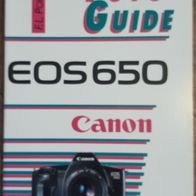 Foto-Guide Buch "EOS650" von Canon -Gebrauchsanleitung & Handbuch der Fotografie