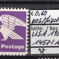 USA 1981 Freimarke zur Briefportoerhöhung MiNr. 1457 I A postfrisch