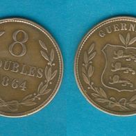 Guernsey 8 Doubles 1864