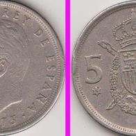 1975 Spanien - 5 Pesetas - Erhaltung: vorzüglich