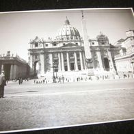 Vatikan Petersplatz - Fotographie- alt und einzigartig - ca.- 24 x 18 cm -