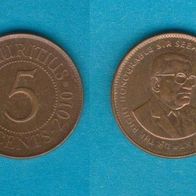 Mauritius 5 Cents 2010