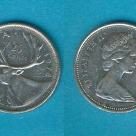 Kanada 25 Cents 1976