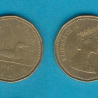 Kanada 1 Dollar 1987