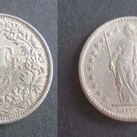 Münze Schweiz: 2 Franken 1974