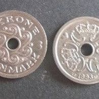 Münze Dänemark: 1 Krone 1993