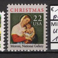 USA 1987 Weihnachten MiNr. 1958 - 1959 postfrisch