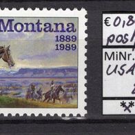 USA 1989 100 Jahre Staat Montana MiNr. 2027 postfrisch