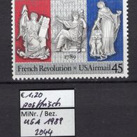 USA 1989 200. Jahrestag der Französischen Revolution MiNr. 2044 postfrisch