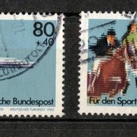 Bund 1104 Mi 1172 - 1173 gest., Sporthilfe 1983