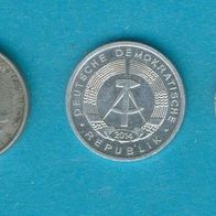 DDR 1 Pfennig 1989 Fehlprägung / Probe Die Münze hat die Größe einer 5-Pfennig Münze