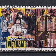 Vietnam (Süd), 1969, Mi. 427, Demokratie, 1 Briefm., gest.